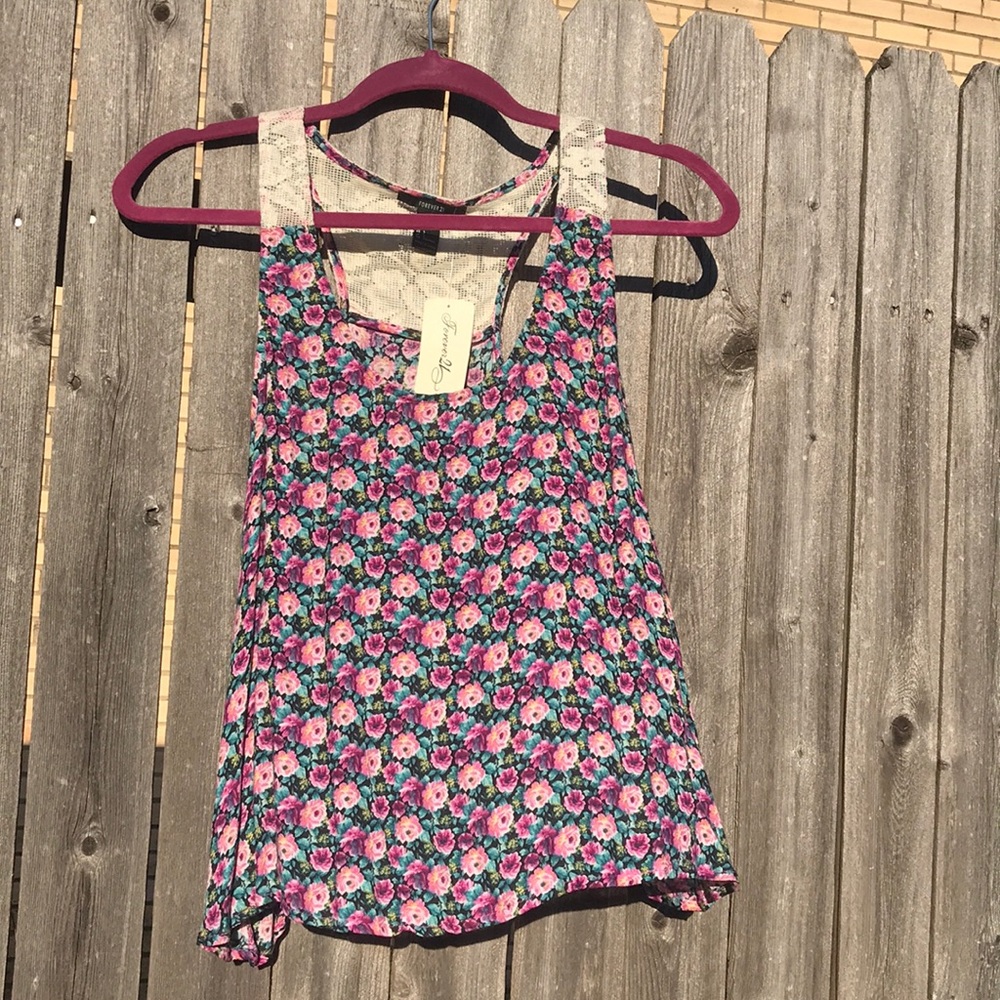 Floral tank top